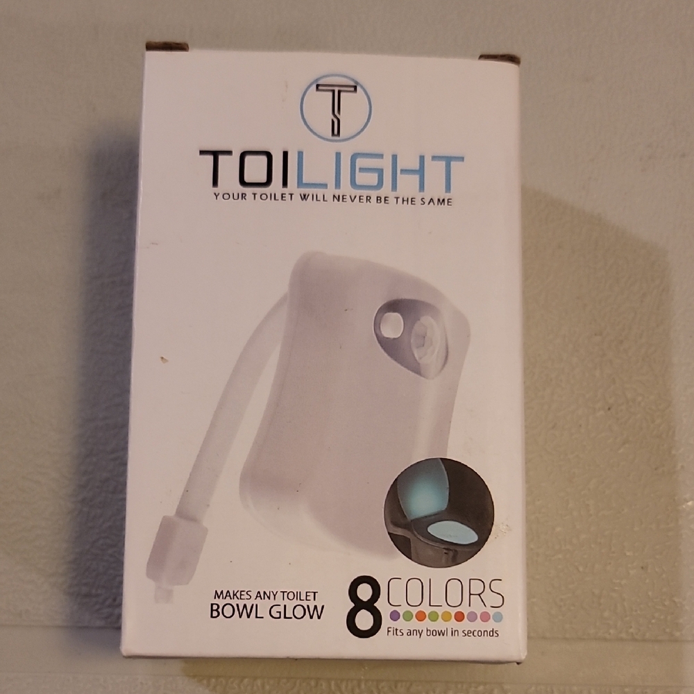 Toilight 8 colors motion sensor LED light for toilet potty training